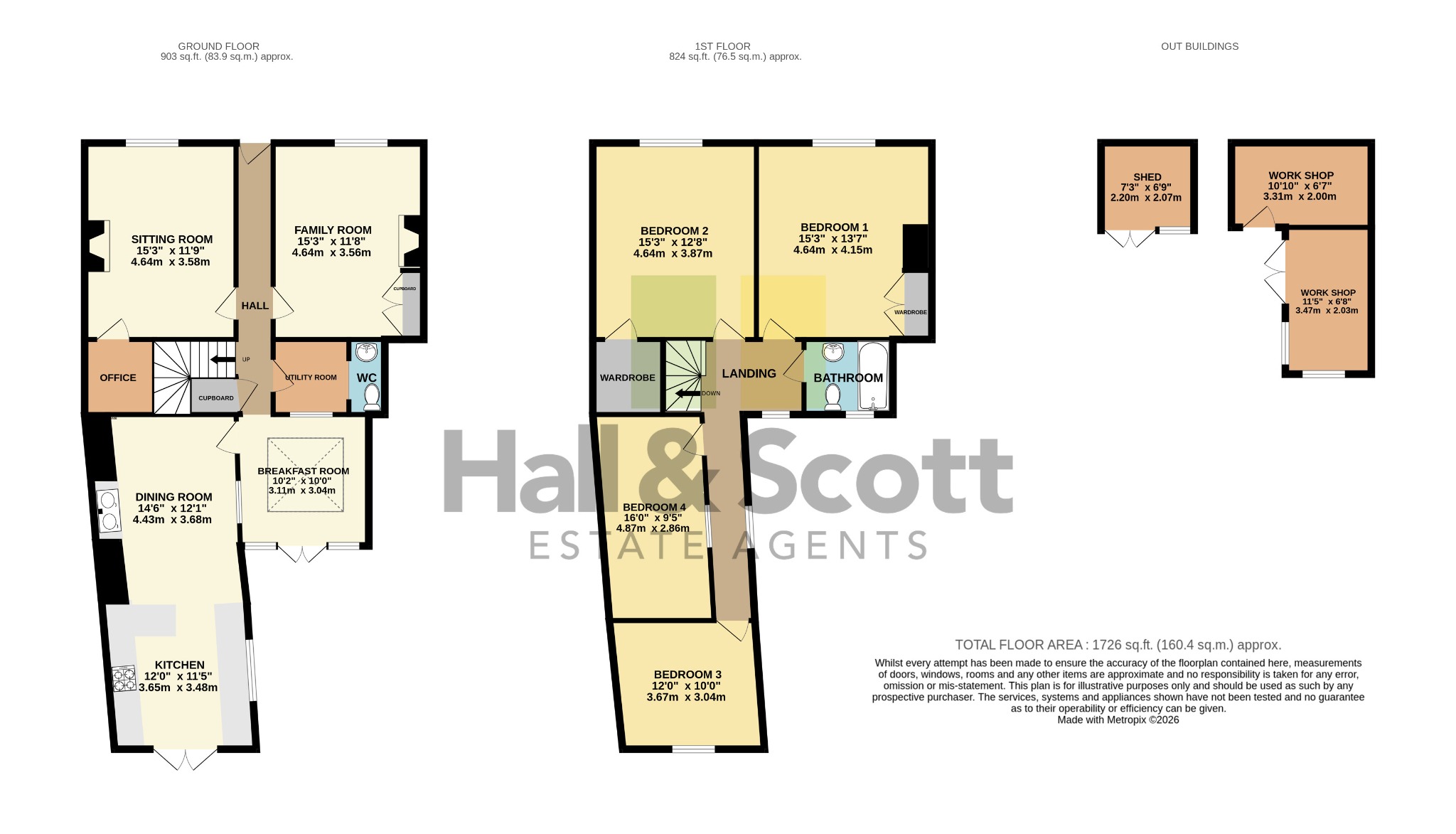 106 Mill Street, Ottery St Mary floorplan