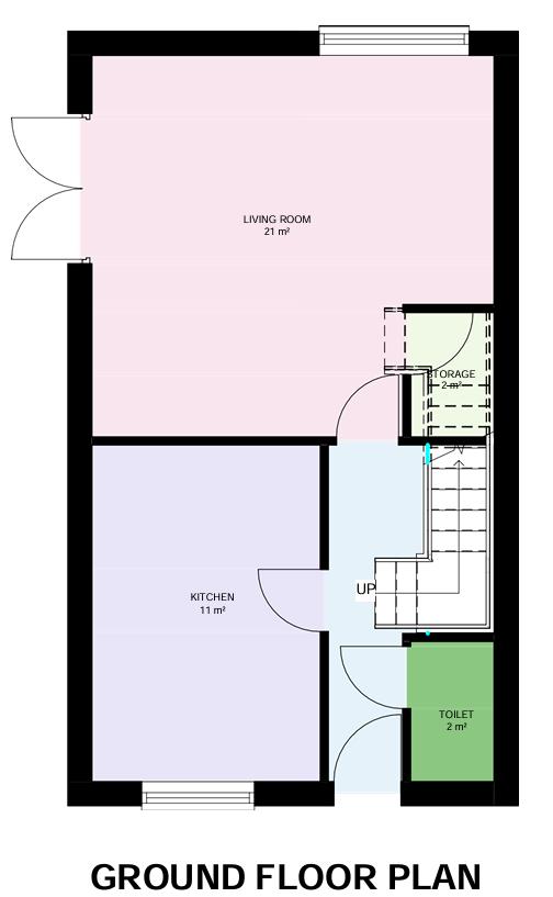 Abbotsfield, Milton Keynes floorplan