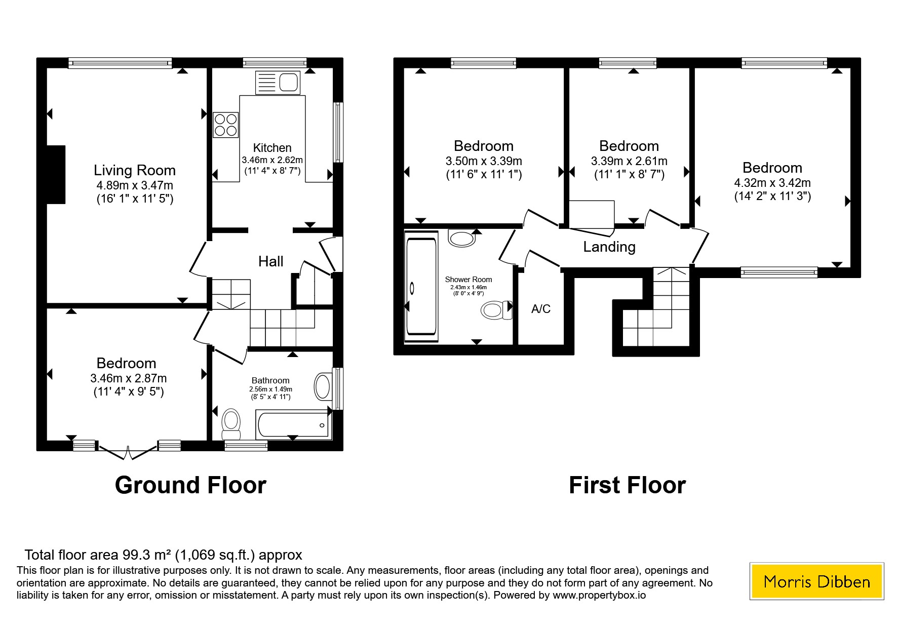 68, Copperfield Road, Southampton floorplan