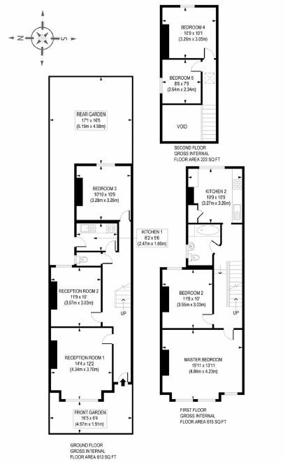 5 Bedrooms Terraced house for sale in Battledean Road, London N5