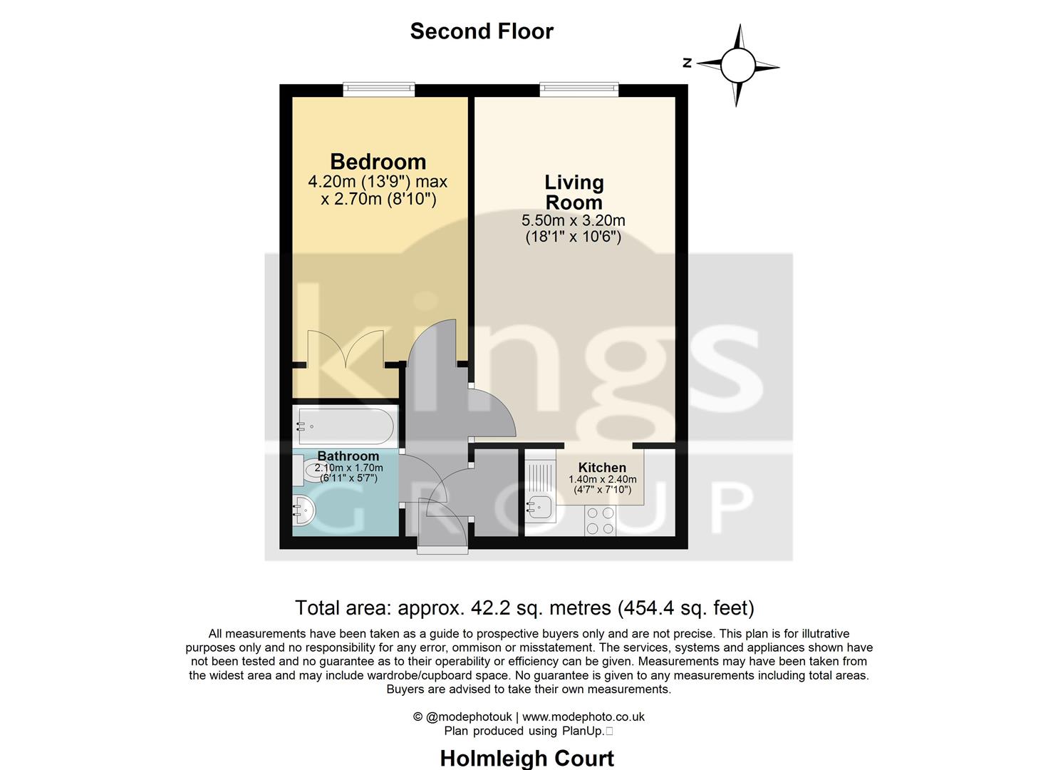 Flat 29, Holmleigh Court, Glyn Road, Enfield floorplan