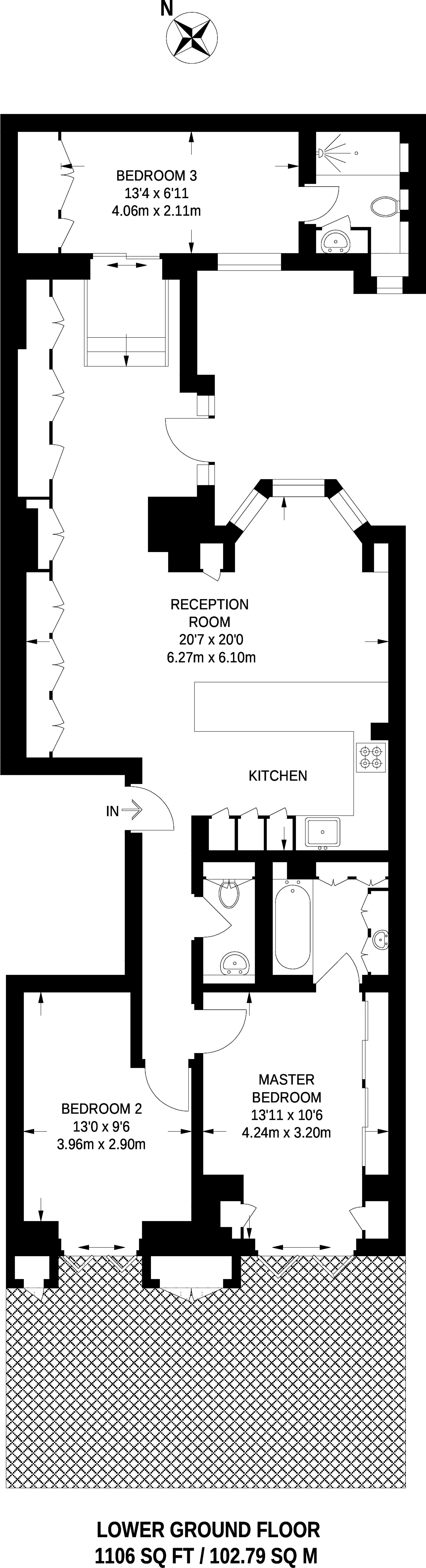 3 Bedrooms Flat for sale in Gloucester Terrace, Bayswater, London W2