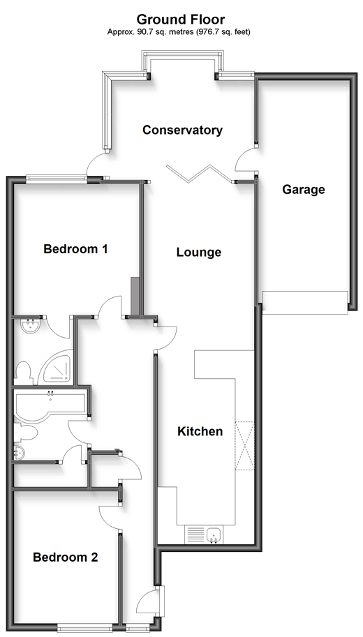 Sun Valley Way, Eythorne, Dover, Kent CT15, 2 bedroom semidetached