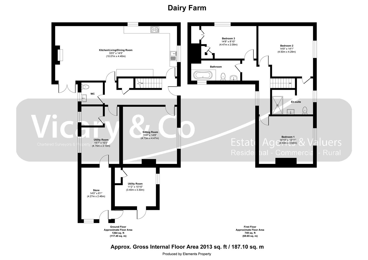 Dairy Farm, Wootton Fitzpaine floorplan