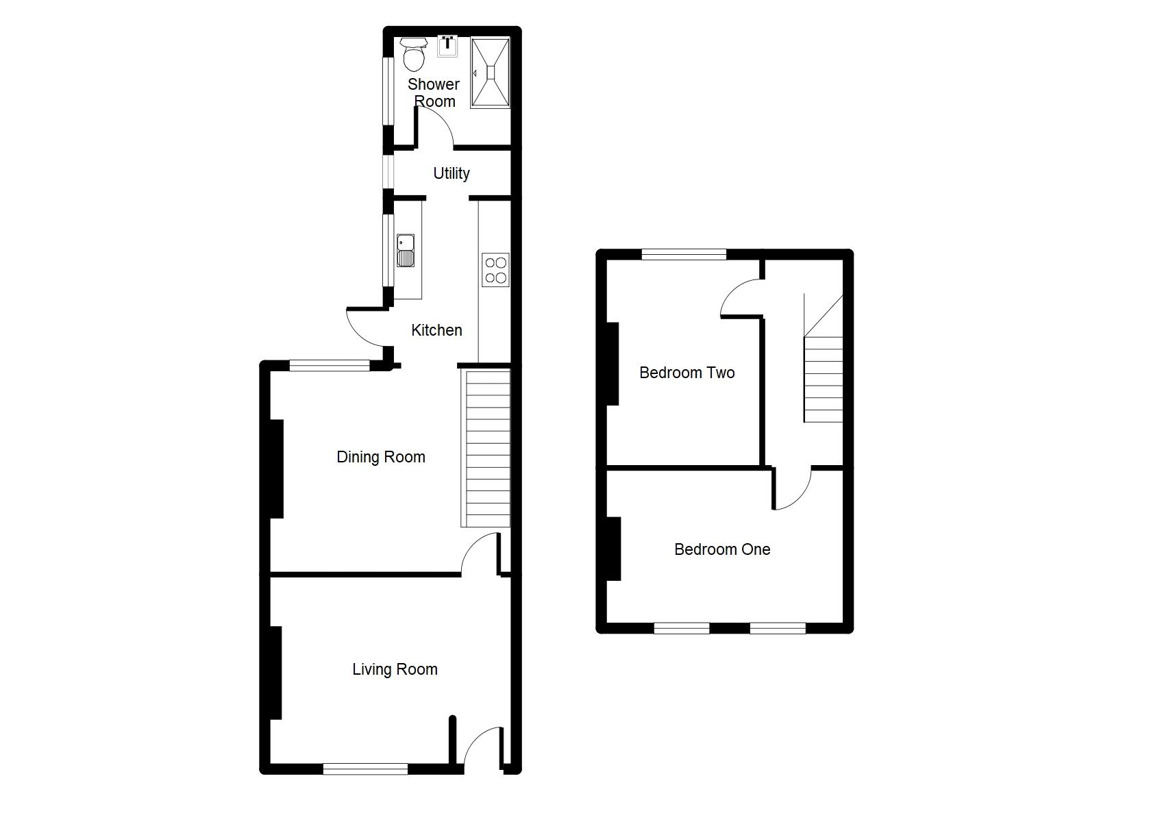 2 Bedrooms Semi-detached house for sale in Rose Lane, Mynydd Isa, Mold CH7