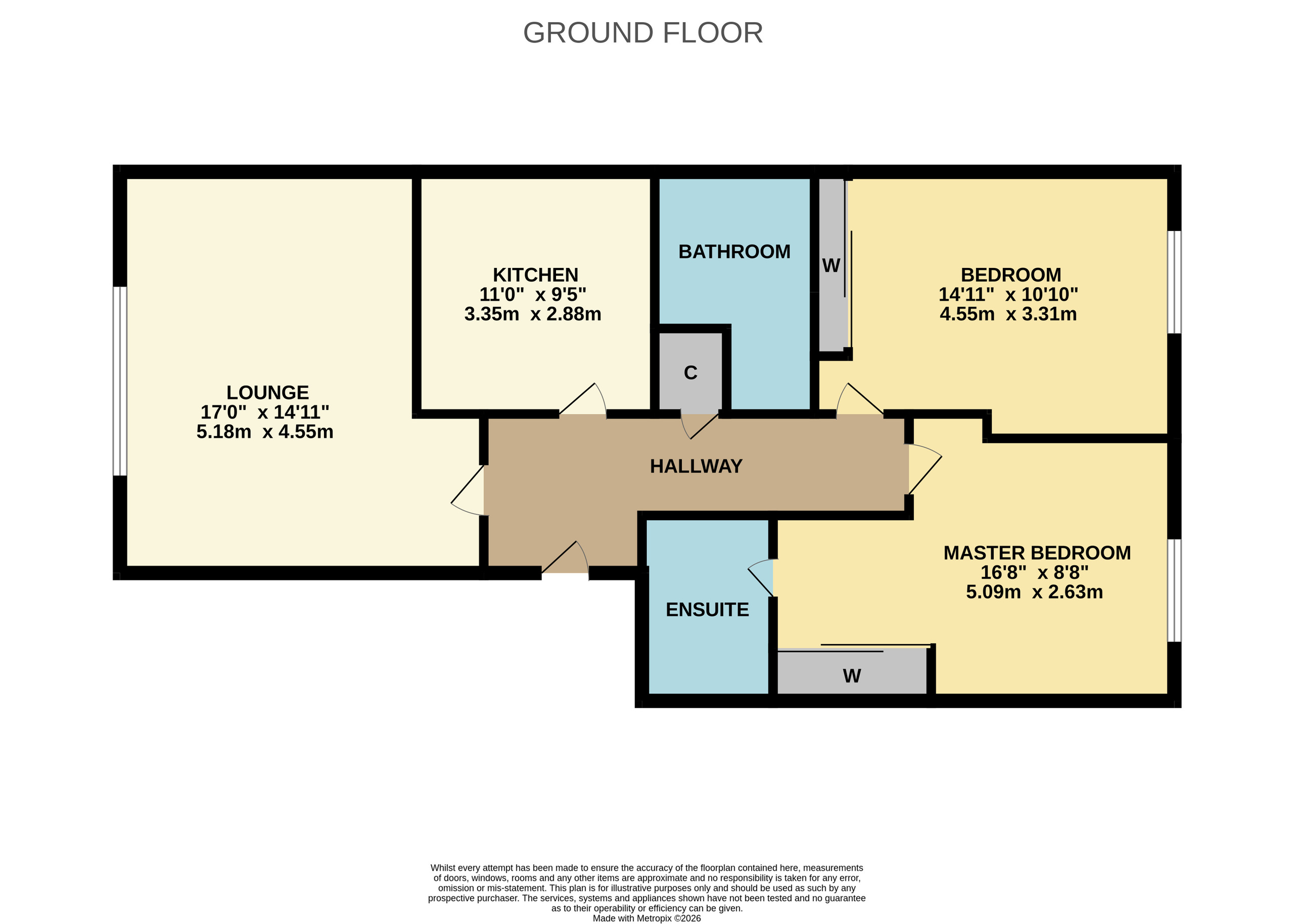 133 Dee Village, Millburn Street, Aberdeen floorplan