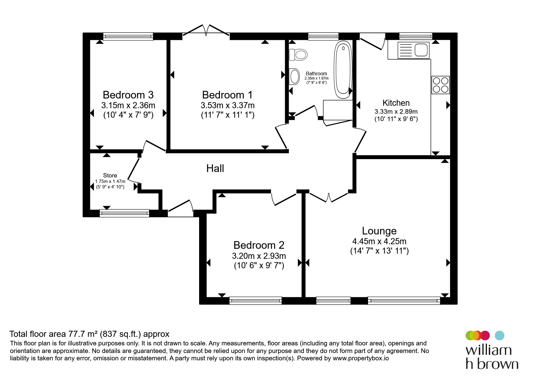 43, Old Trough Way, Harrogate floorplan