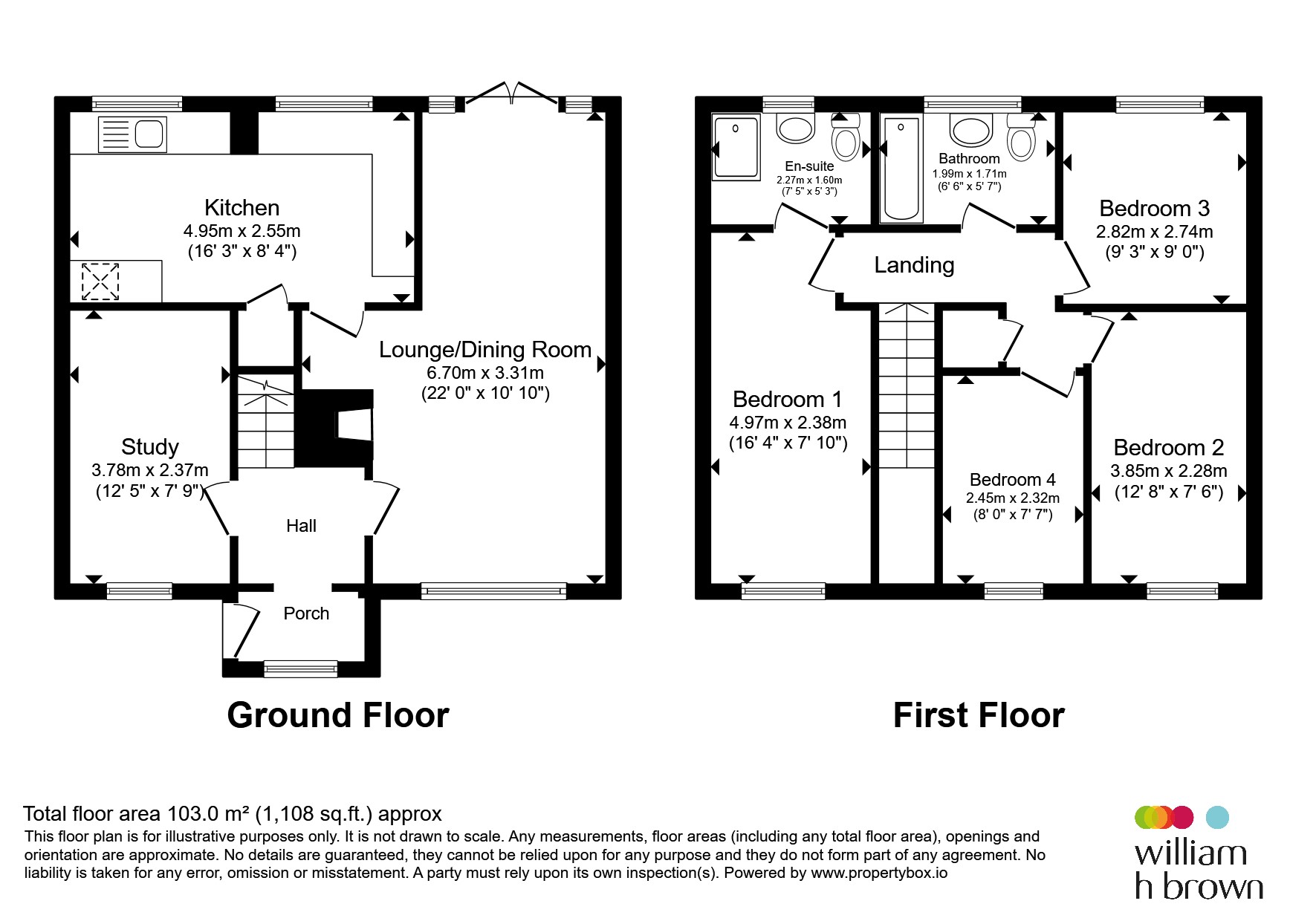 47, Heather Gardens, Great Yarmouth floorplan