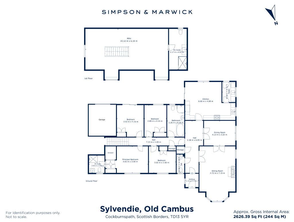 Sylvendie,,, Old Cambus, Scottish Borders floorplan