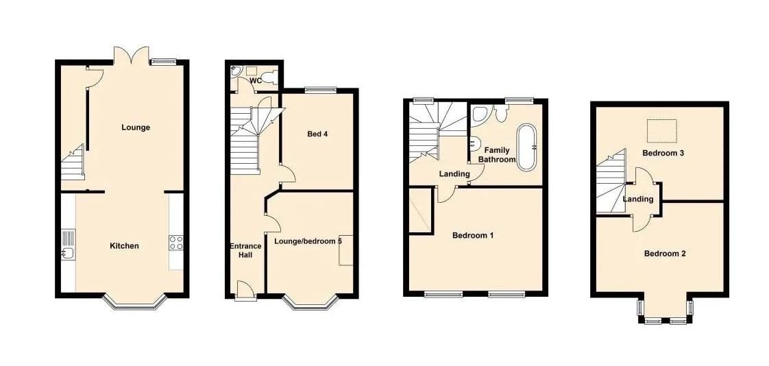 47, Dale Road, Buxton floorplan