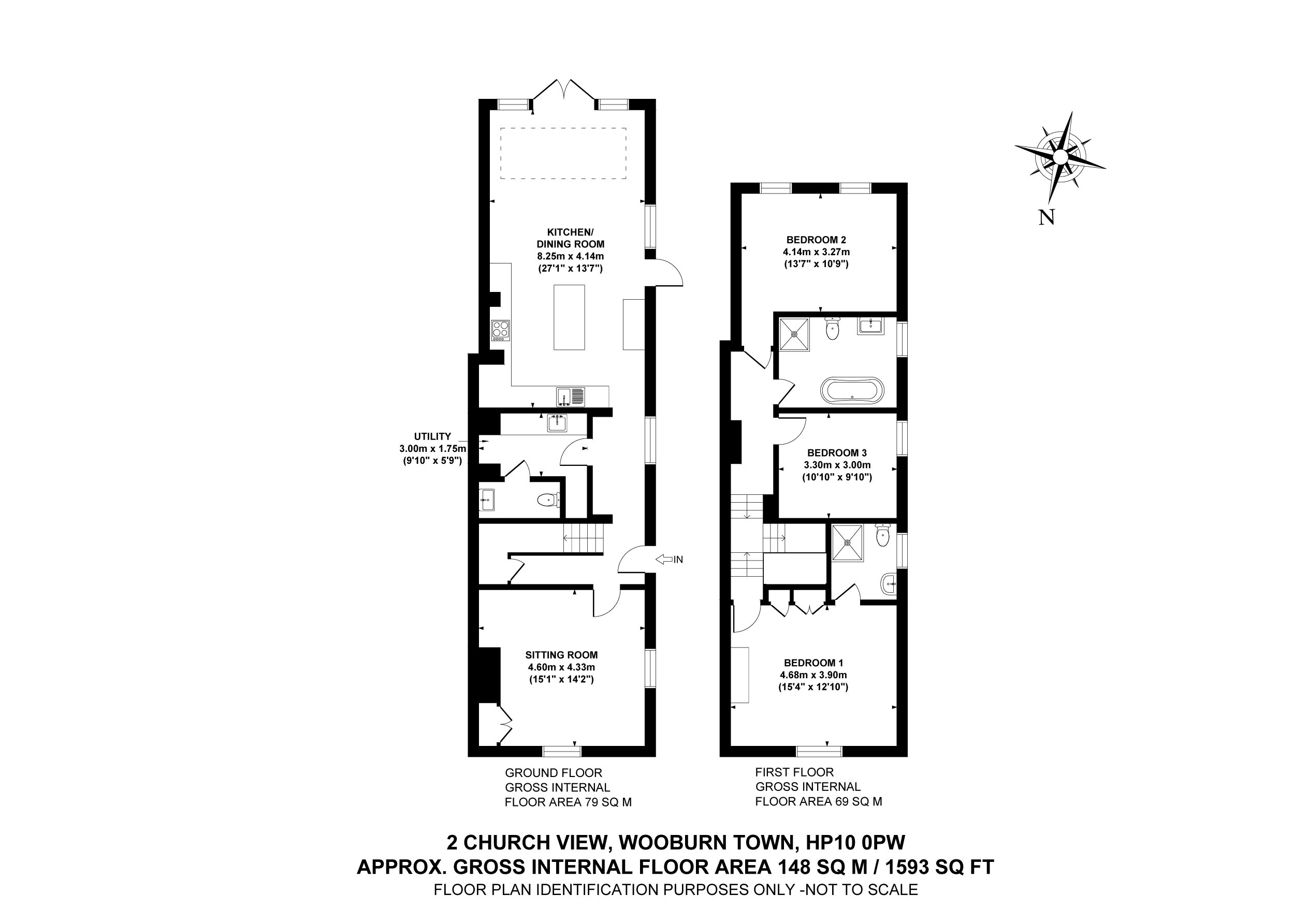 2, Church View, Buckinghamshire floorplan