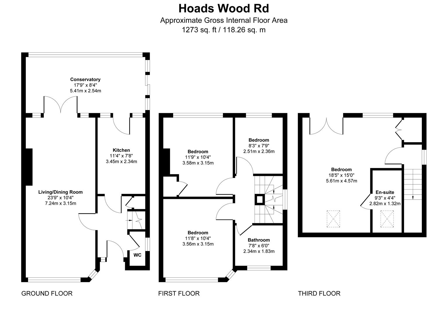 92, Hoads Wood Road, Hastings floorplan