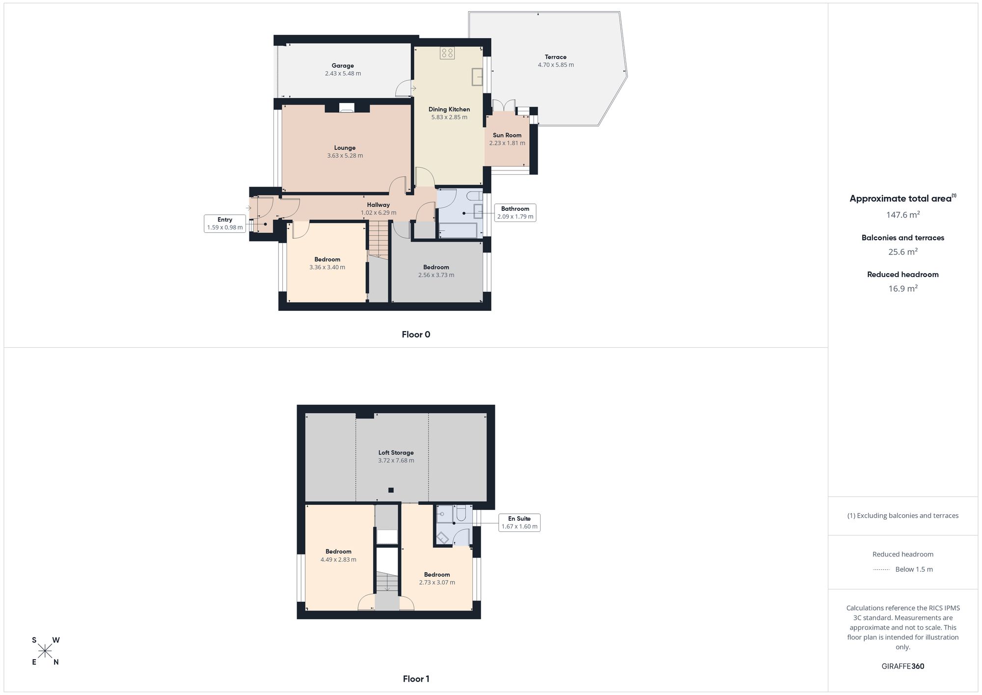 1 Lilac Gardens, Newcastle Upon Tyne floorplan