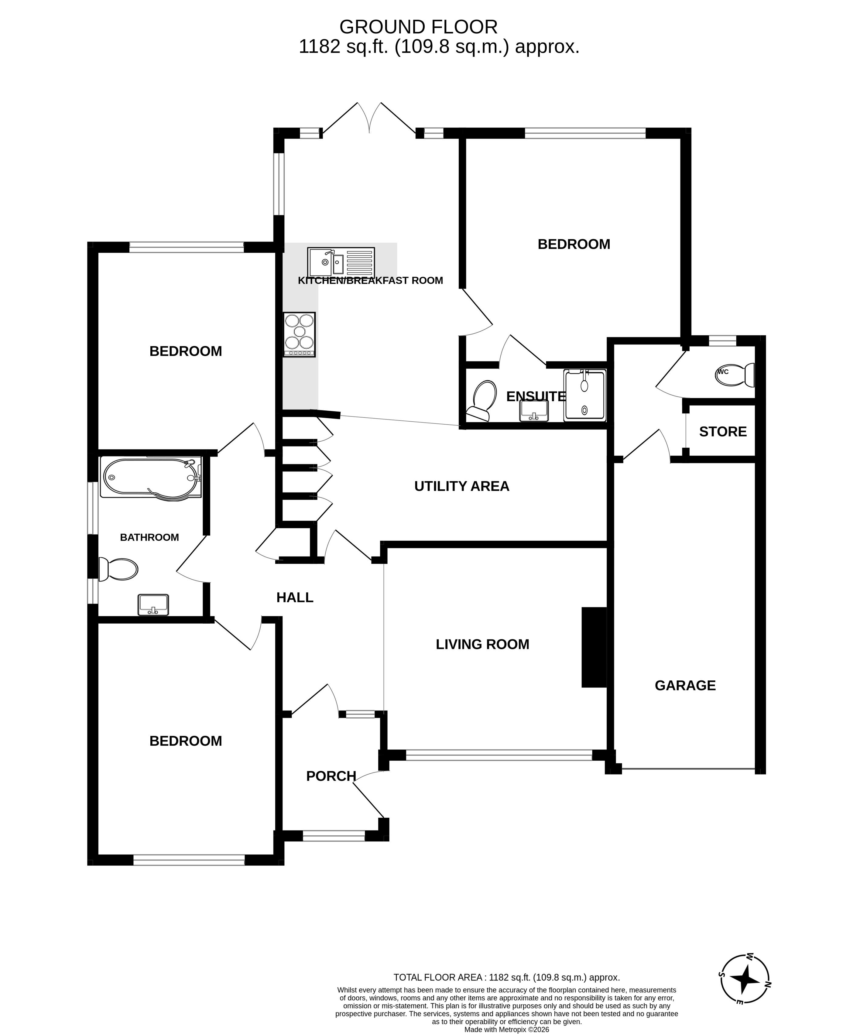 34, Arden Road, Kenilworth floorplan