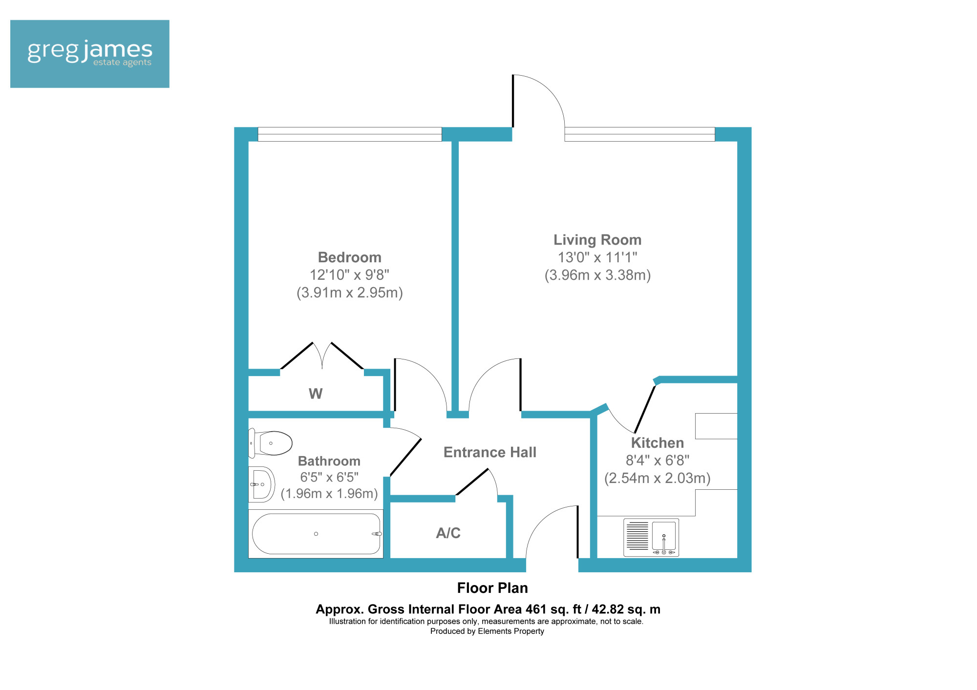 9, Farley Court, Farnborough floorplan