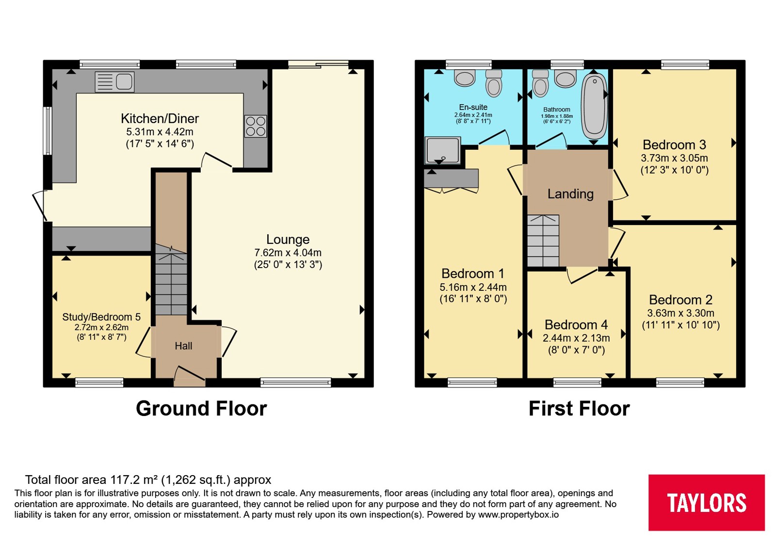 64, Bembridge Gardens, Bedfordshire floorplan
