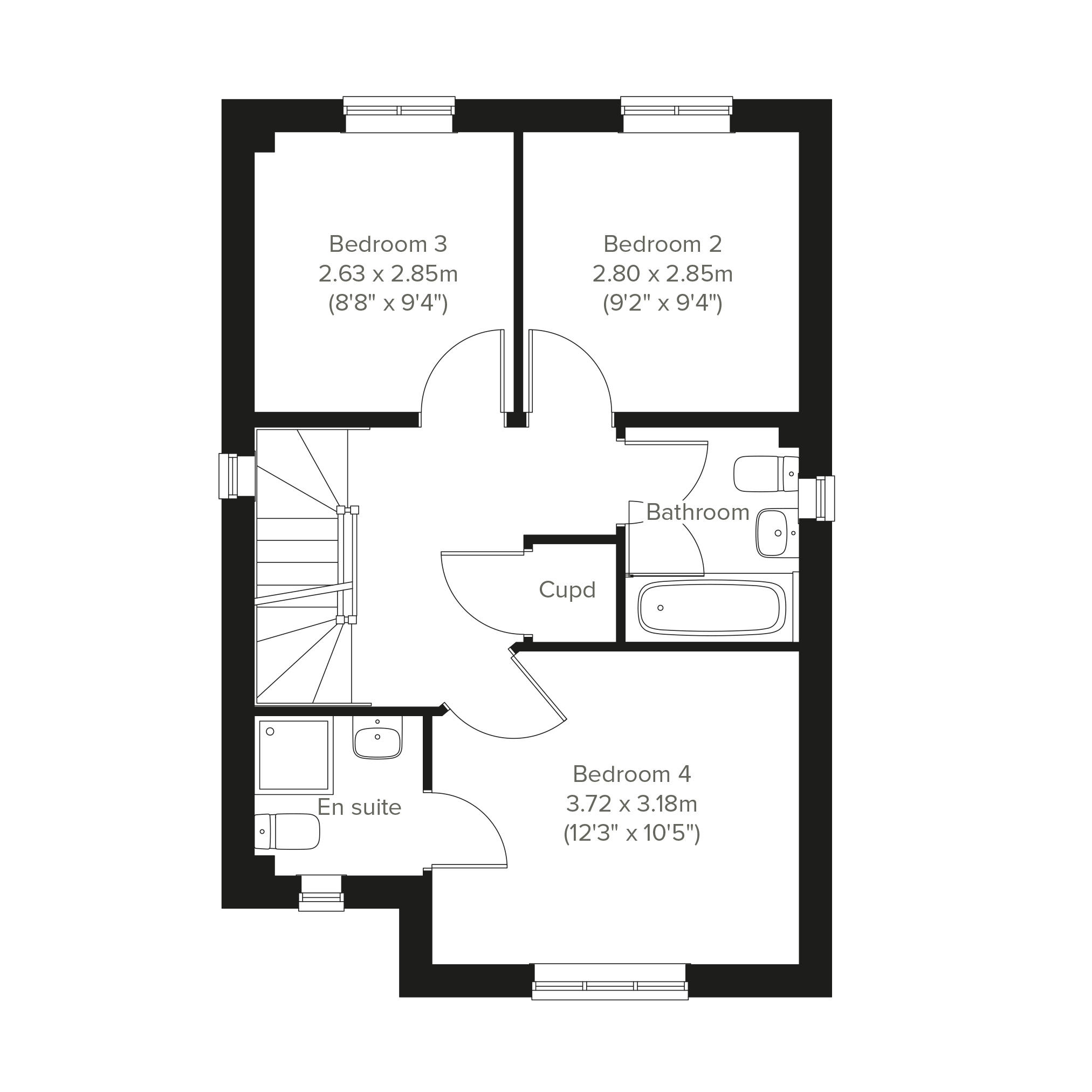 3, The Cawsey, Penwortham, Preston floorplan