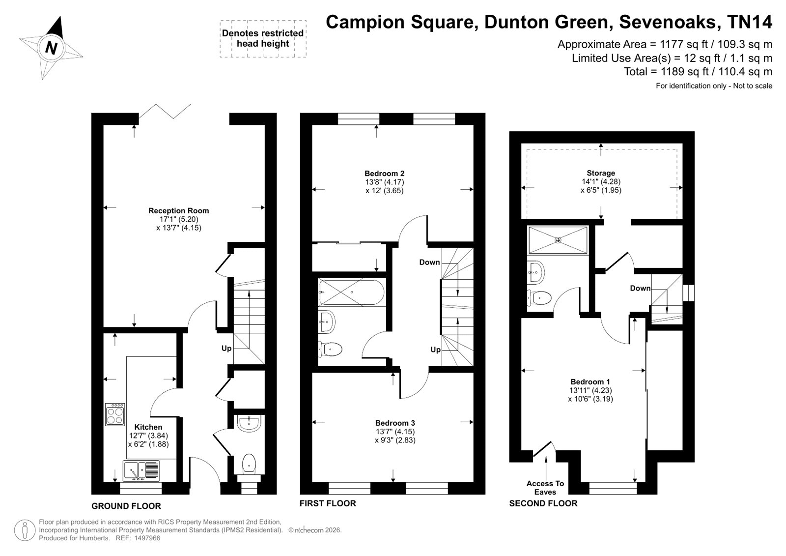 13, Campion Square, Sevenoaks floorplan