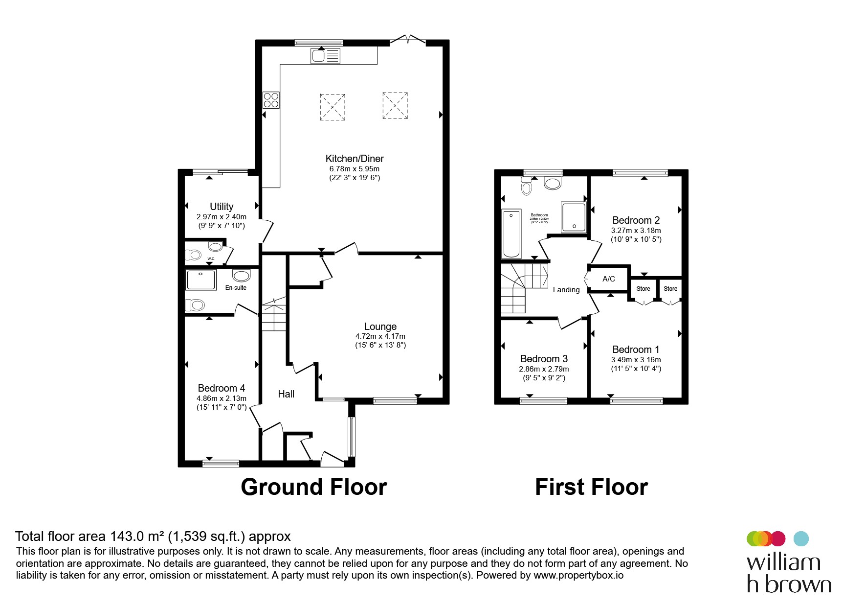 3, Grange Close, Hertford floorplan