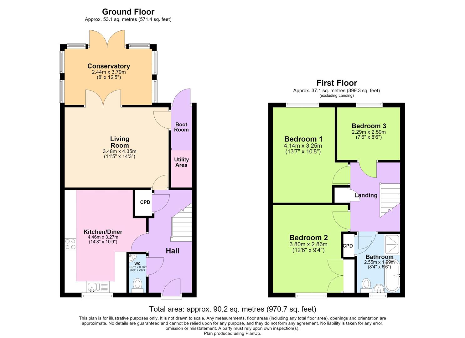 51, Linley Road, Southam floorplan