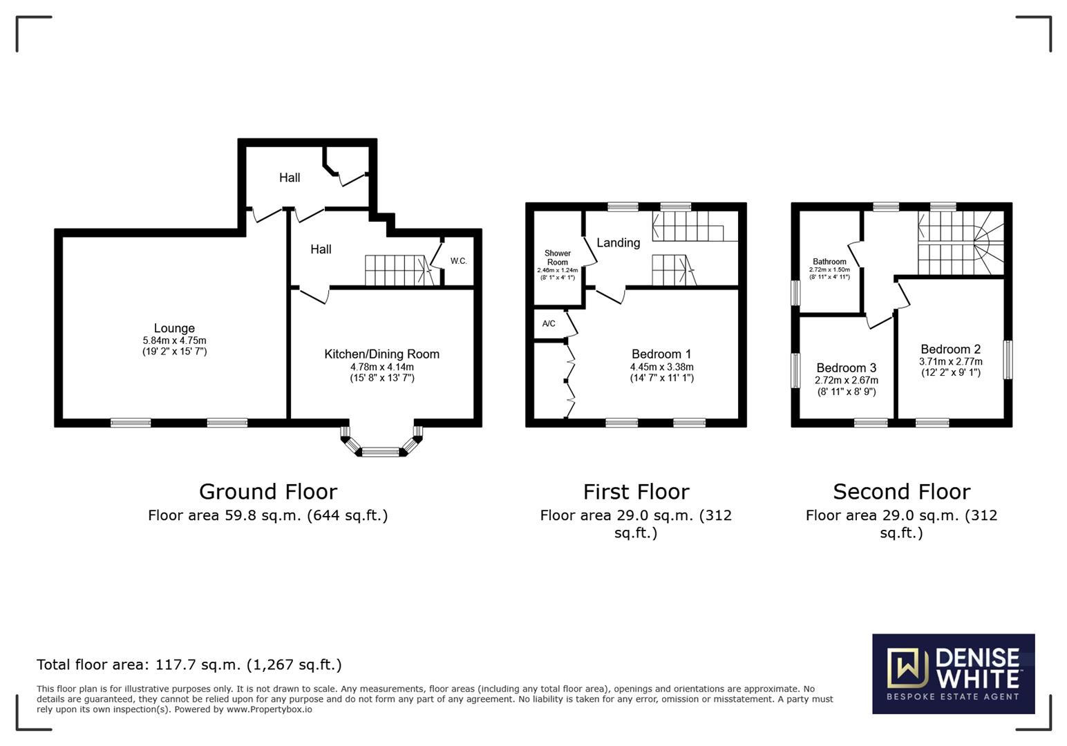 The Clocktower, 11, St Edwards Hall, East Drive, Leek floorplan