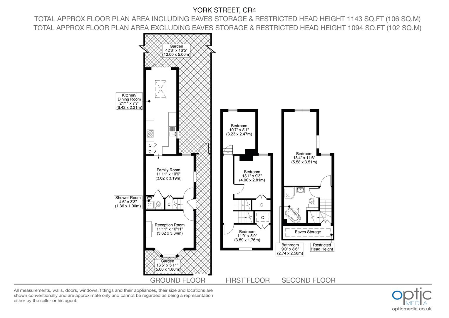 22, York Street, Mitcham floorplan