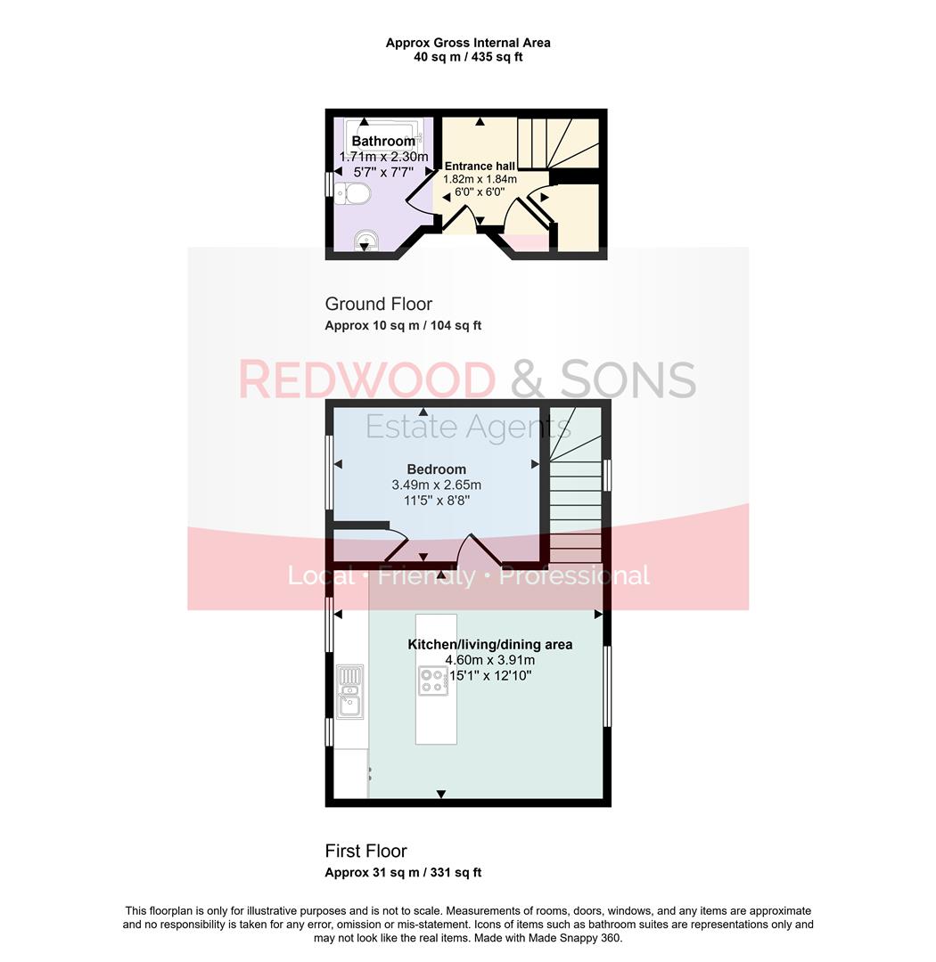62, Warren Way, Barnham floorplan