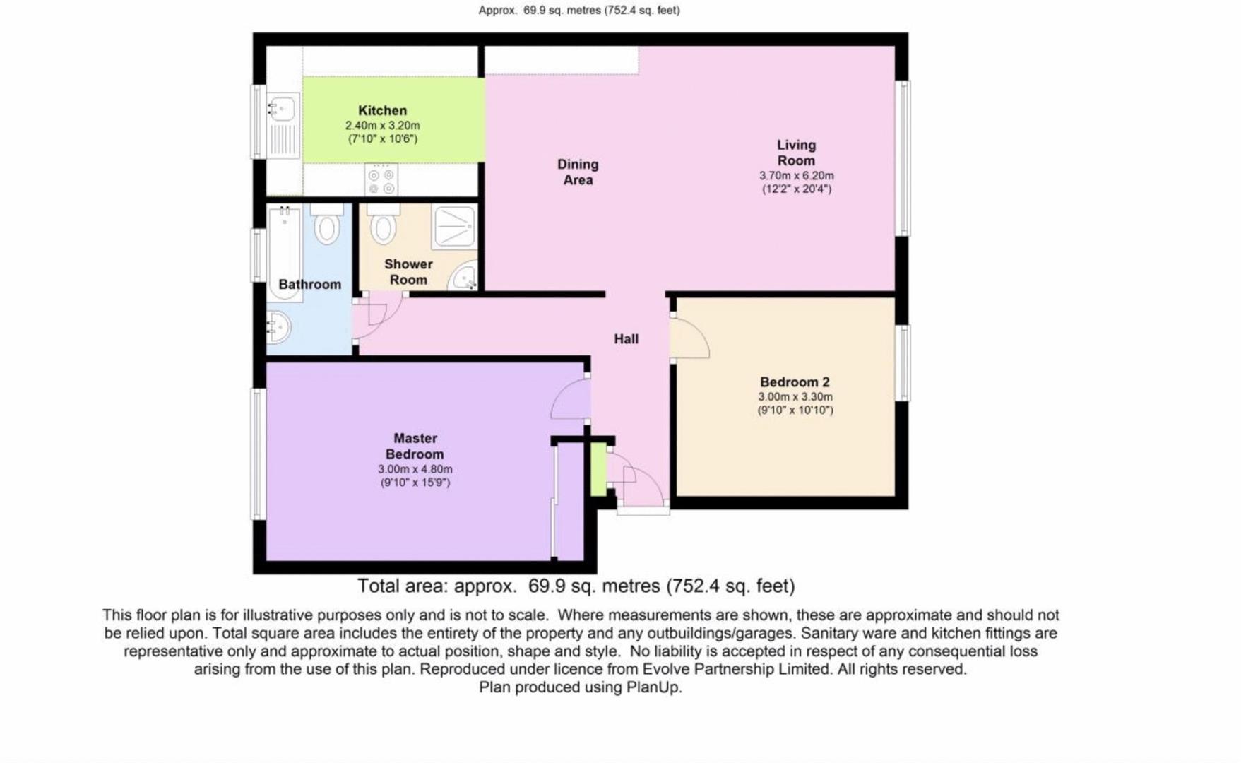 Flat 16,Holland Court, Page Street, London floorplan