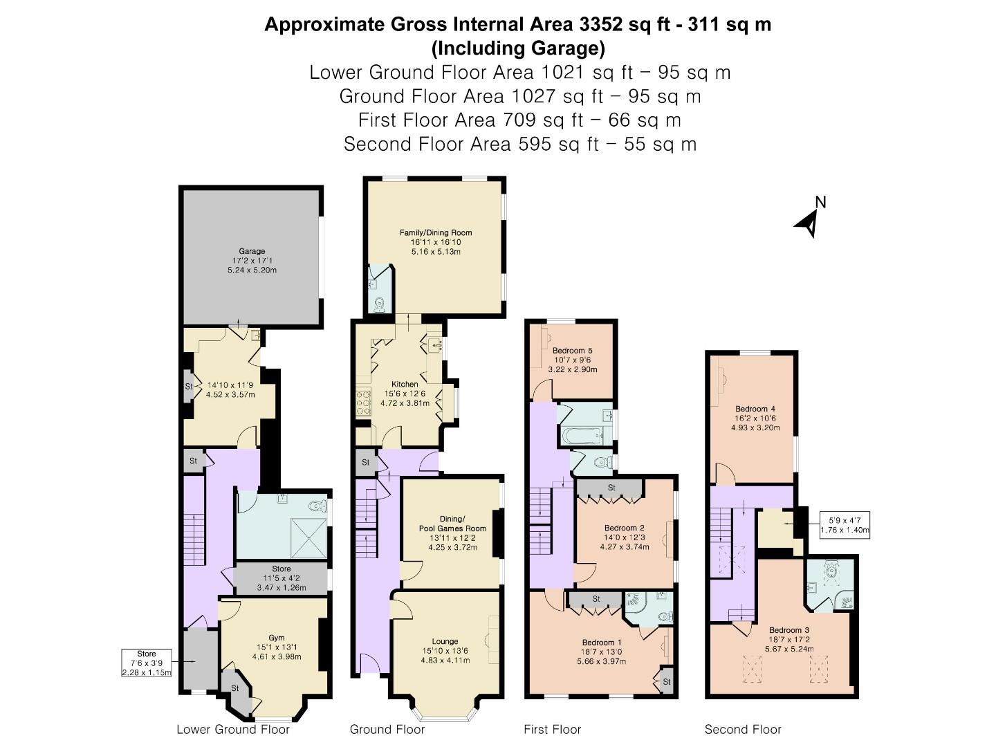 11, Broad Oak Road, Salford floorplan