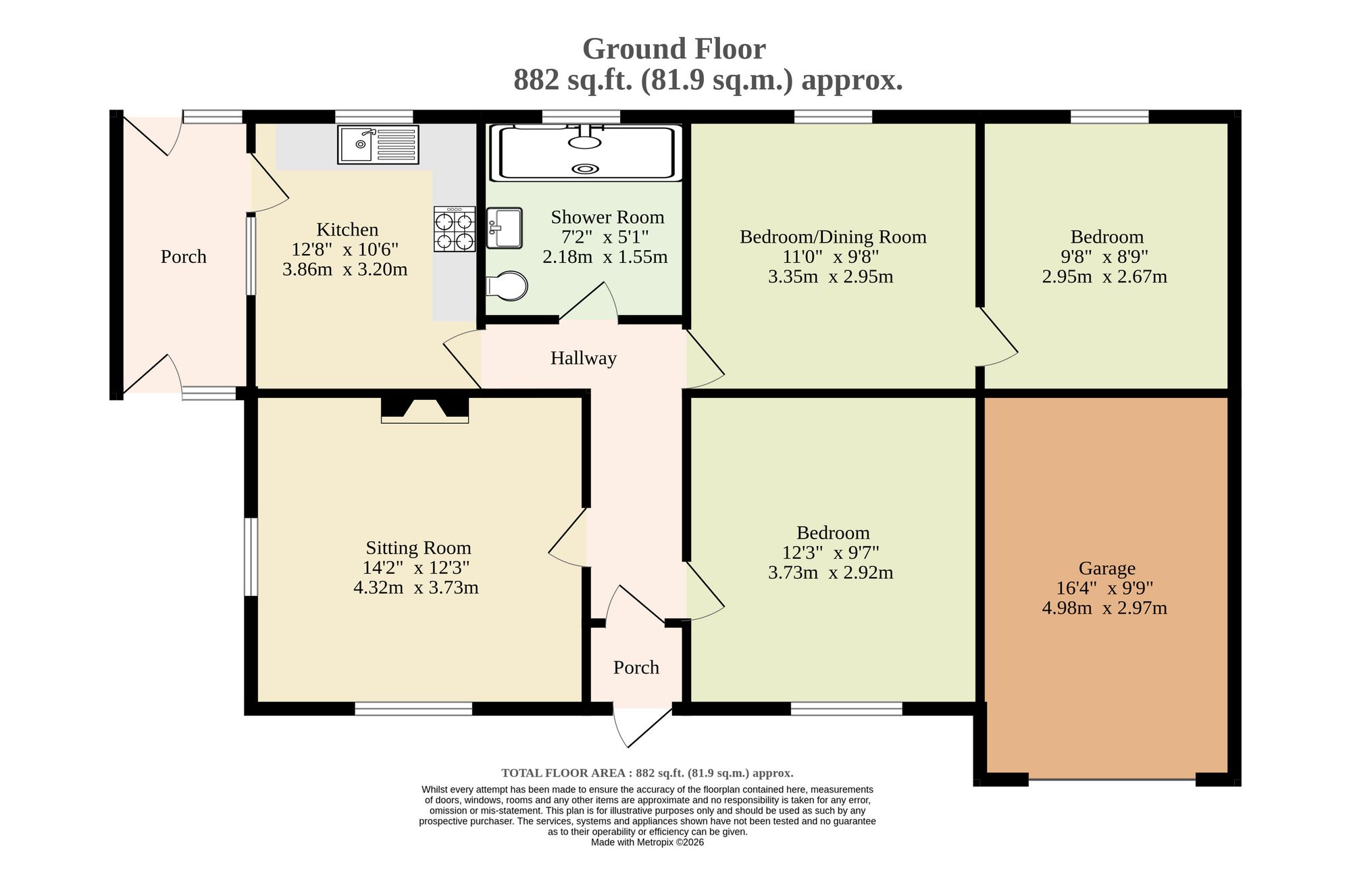 49 Cromer Road, Norwich floorplan