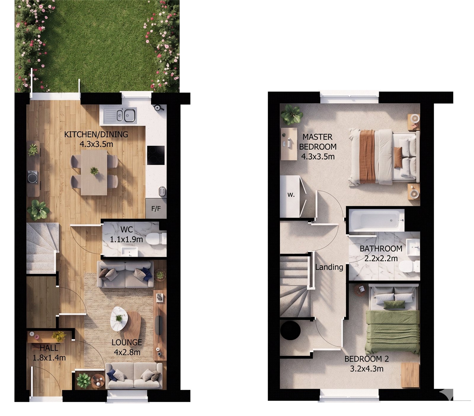 Plot 3- The Moorings, Town Street floorplan