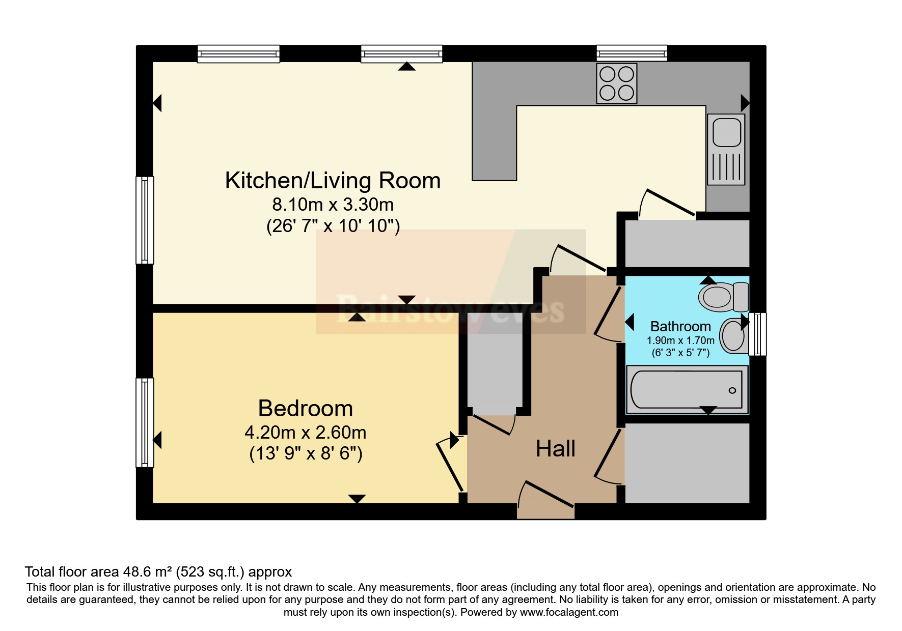 8 James Morris Court,, Sandgate High Street, Folkestone floorplan