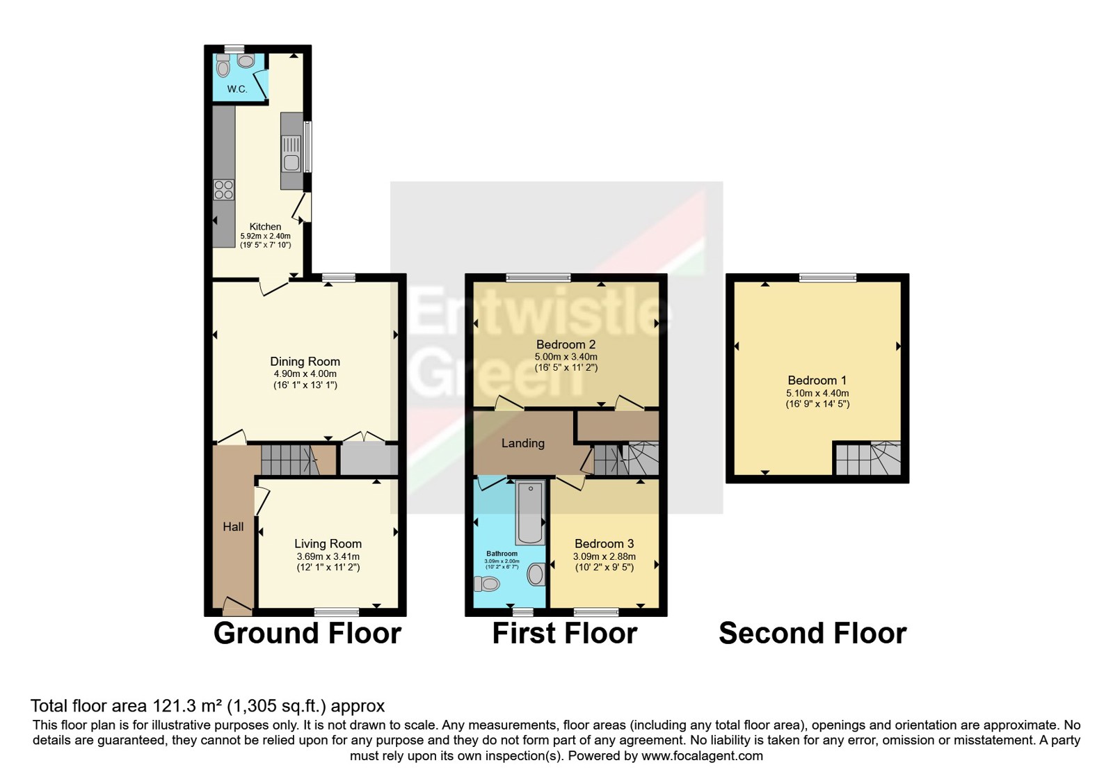 26, Skipton Road, Colne floorplan