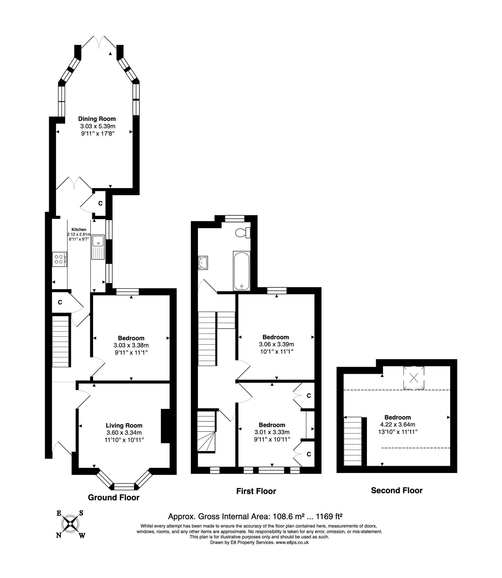 Bullingdon Road, Oxford floorplan