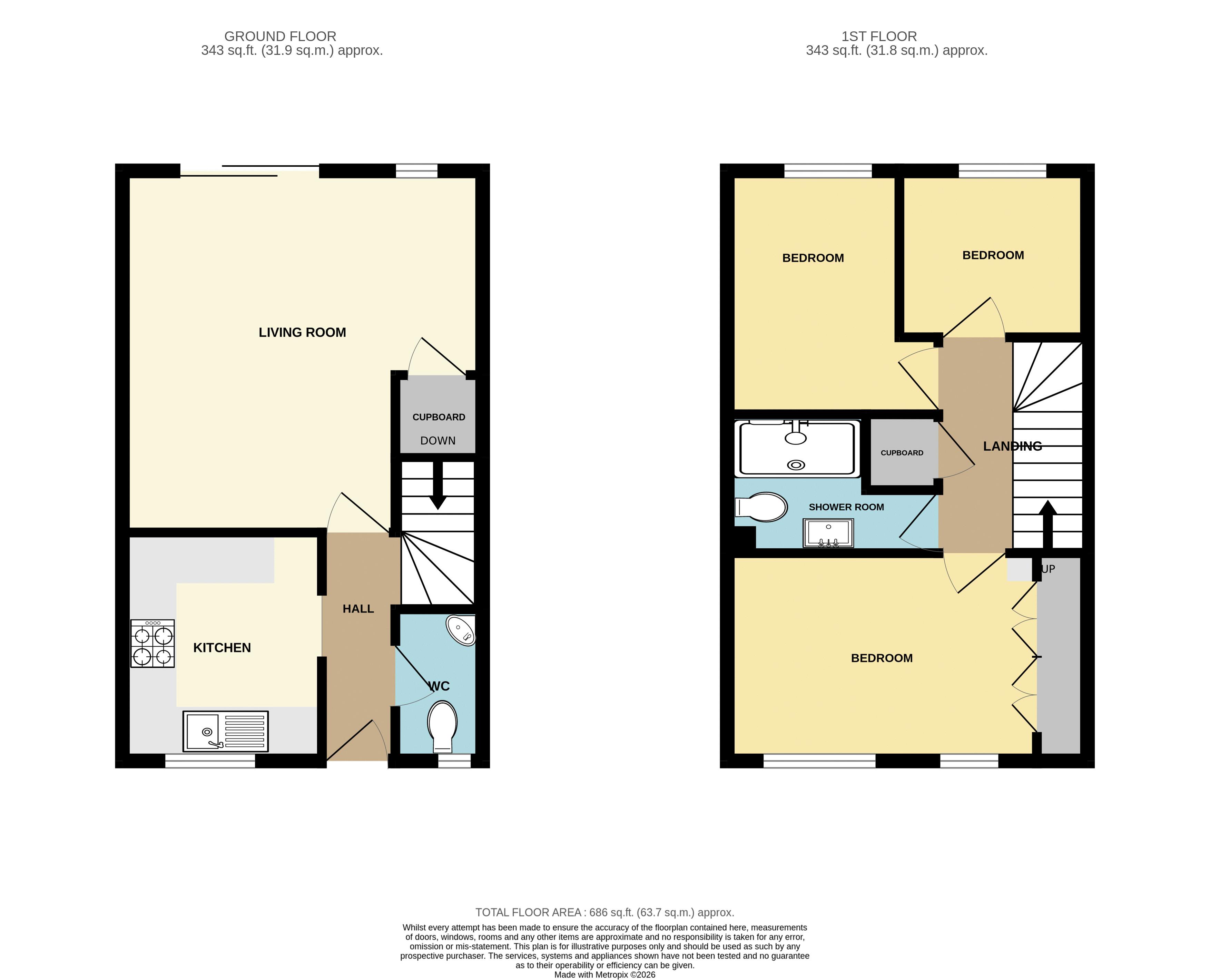 43, Barley Cross, Weston-Super-Mare floorplan