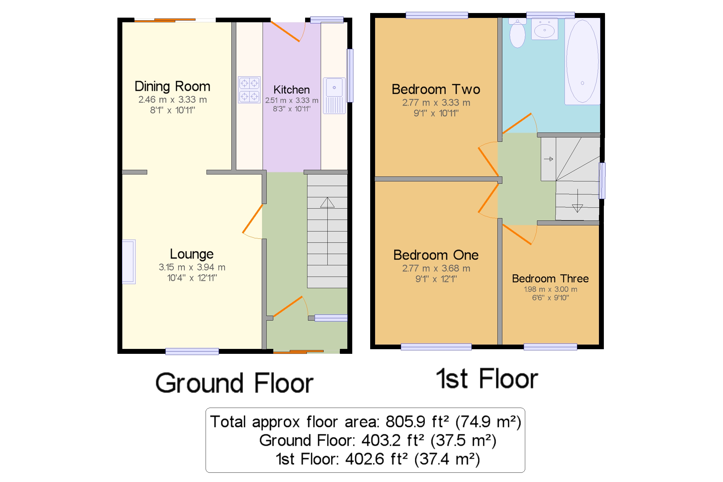 69, Lynton Drive, Stockport floorplan