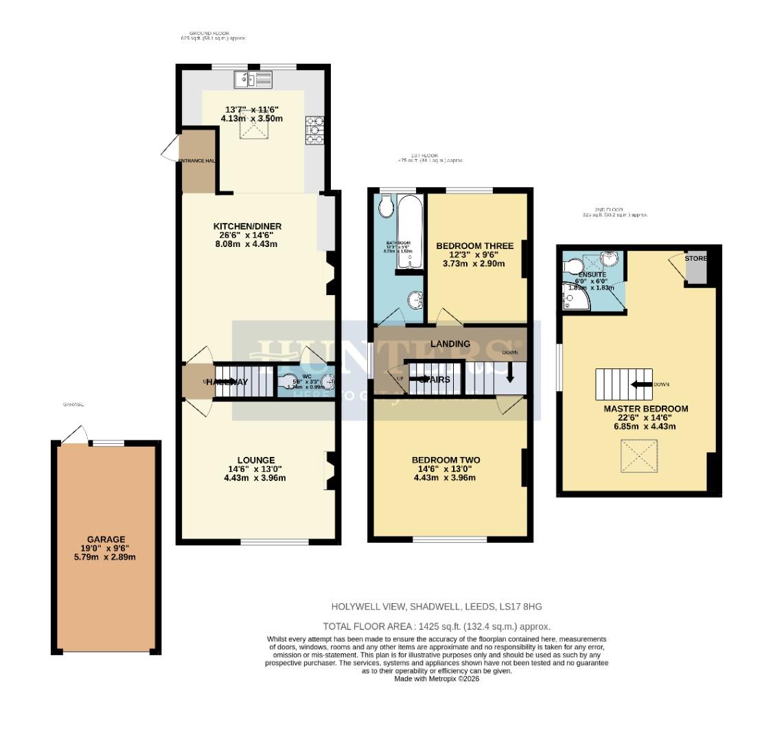 1, Holywell View, Leeds floorplan