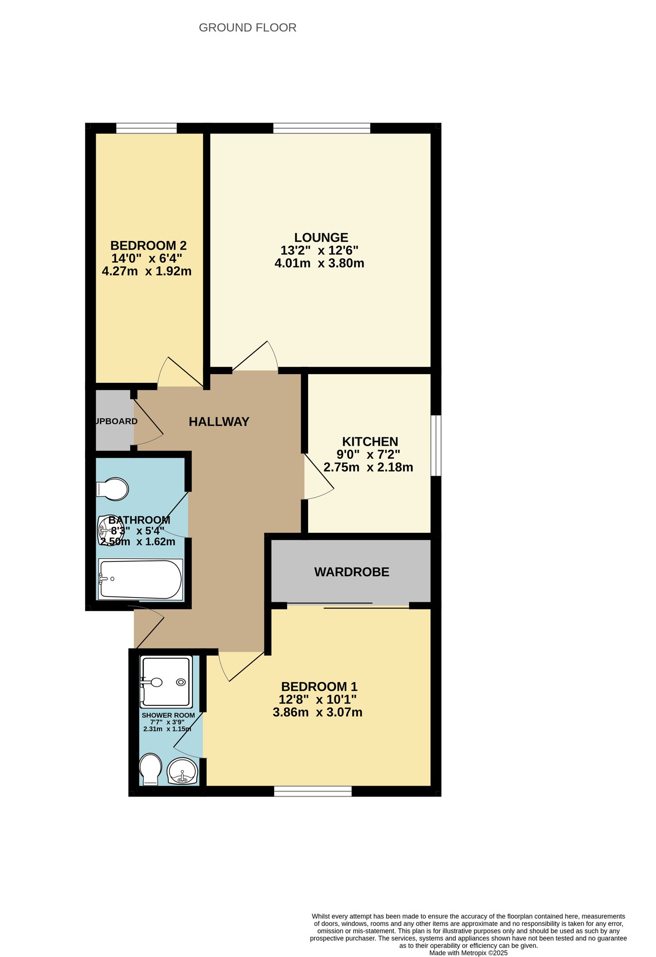 Orchard Court, Barnhorn Road, Bexhill-on-Sea floorplan