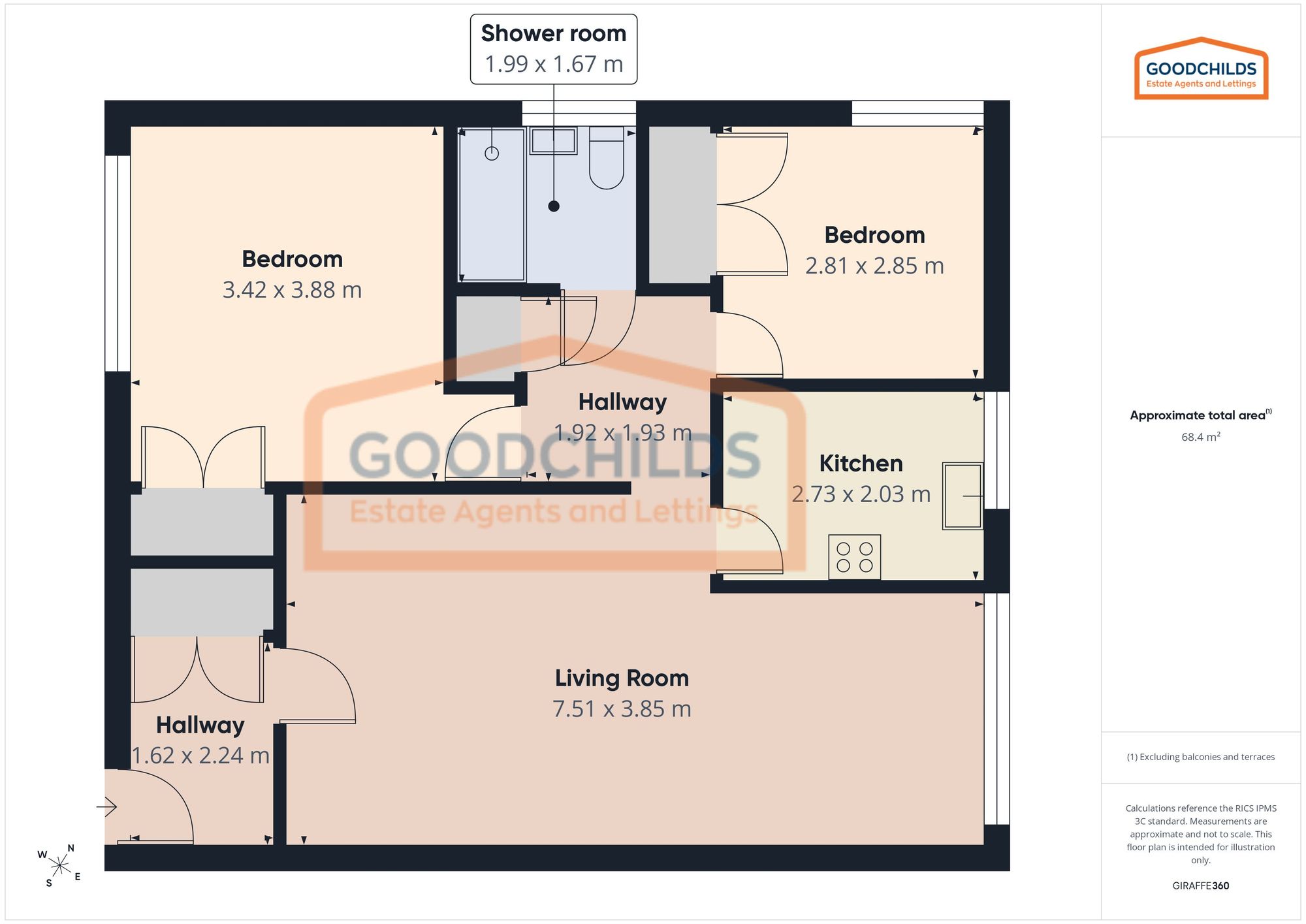 9 Chetwynd Gardens Stafford Road, Cannock floorplan