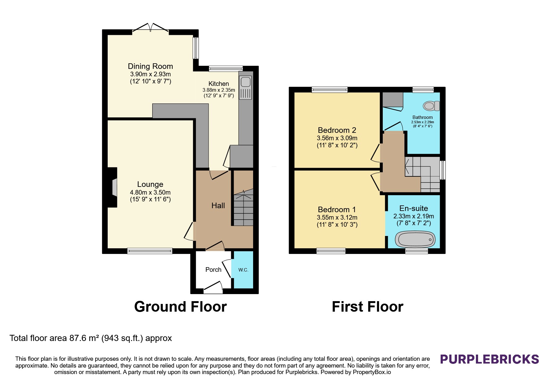 4, Winlea Avenue, Rotherham floorplan