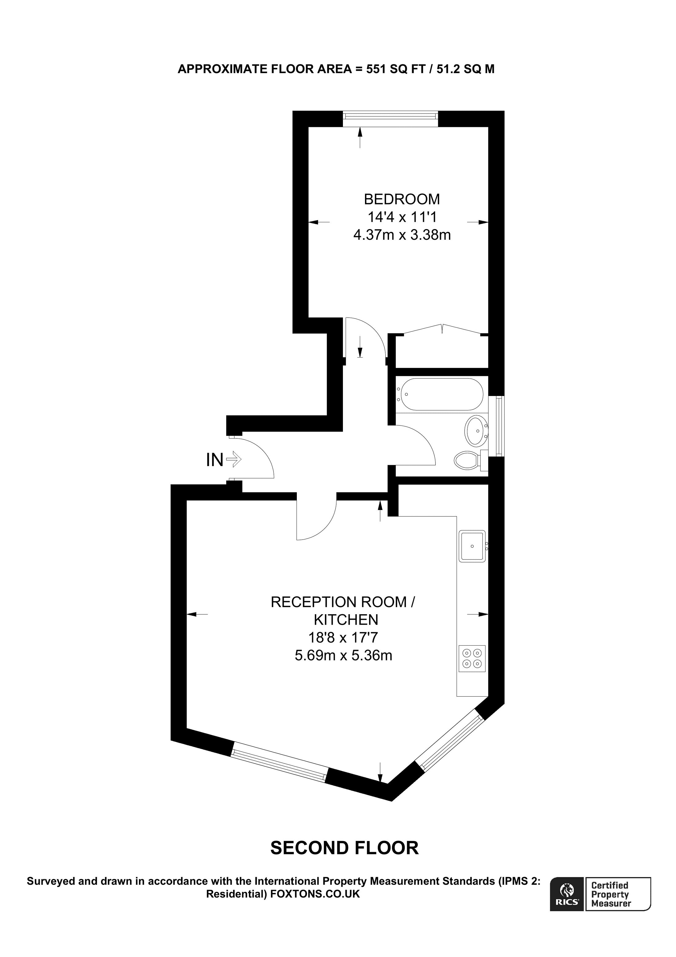 Durnsford Road, Wimbledon Park, London SW19, 1 bedroom flat for sale
