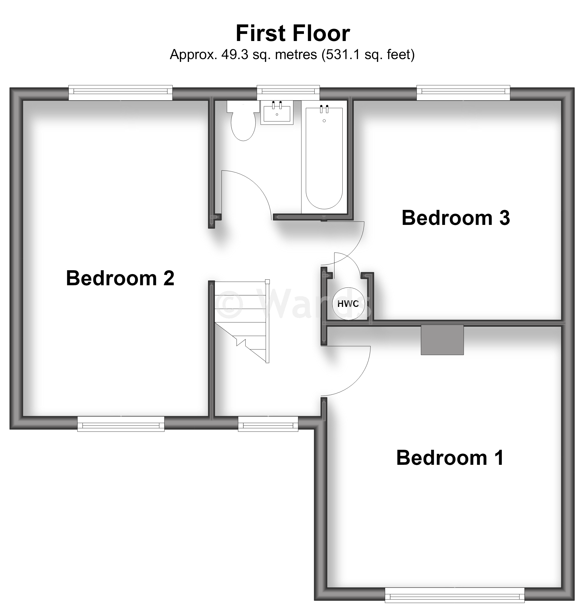 26, Sherwood Avenue, Chatham floorplan