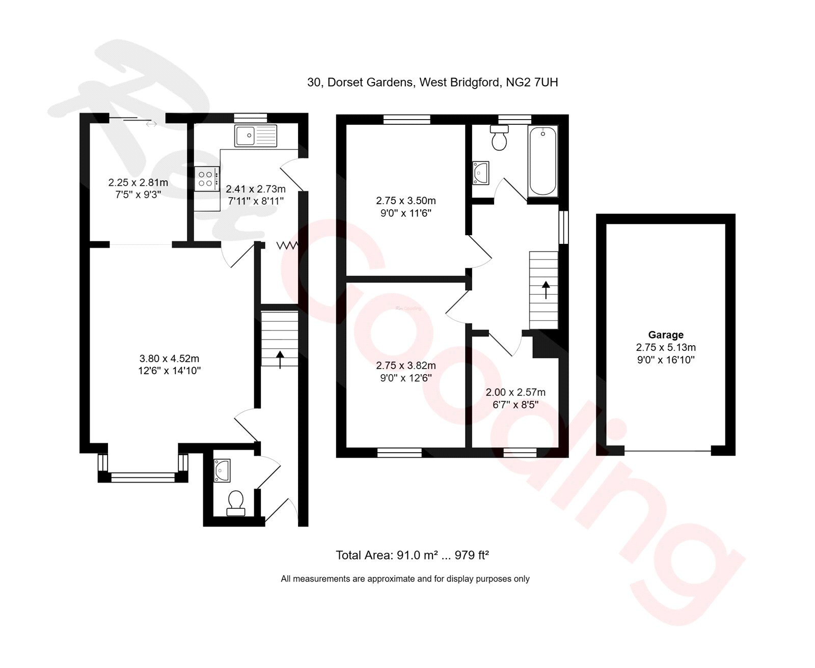 30, Dorset Gardens, Nottingham floorplan