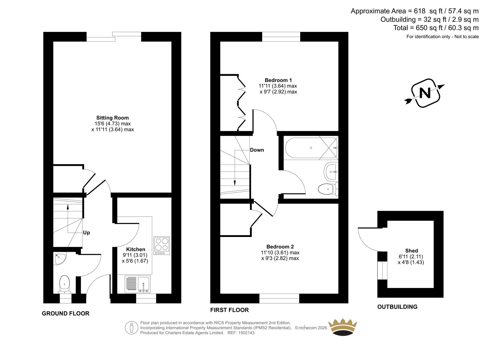 6, Hemlock Way, Eastleigh floorplan