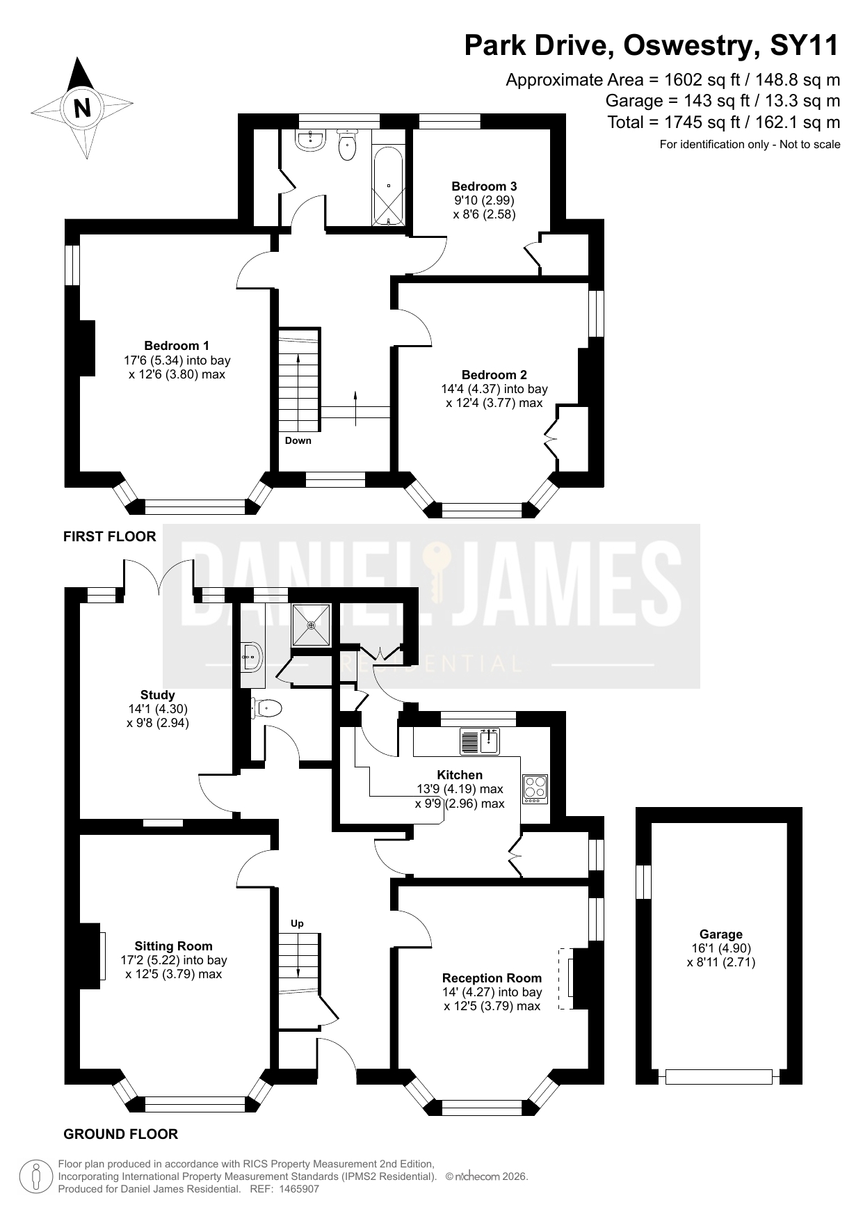 5 Park Drive, Oswestry floorplan