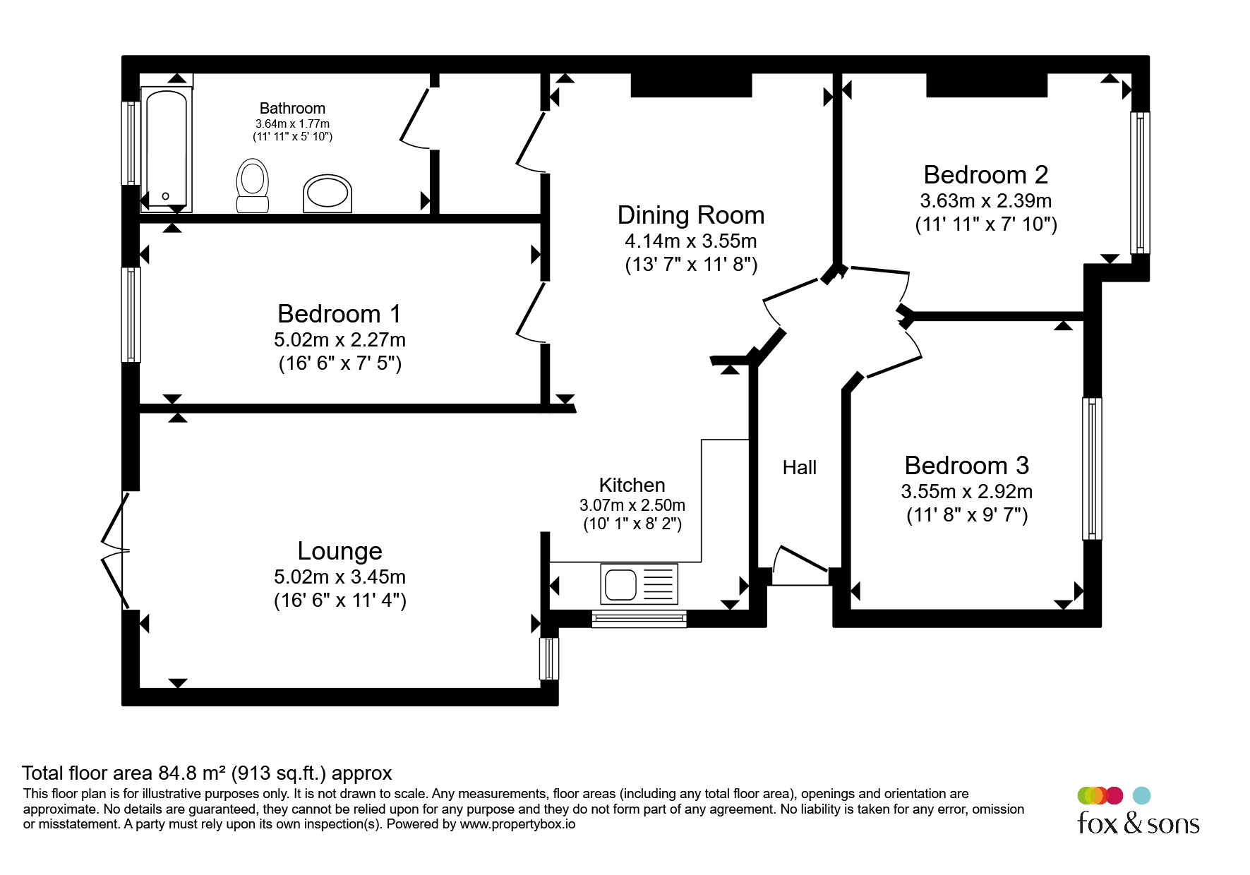 18, Warwick Road, Southampton floorplan