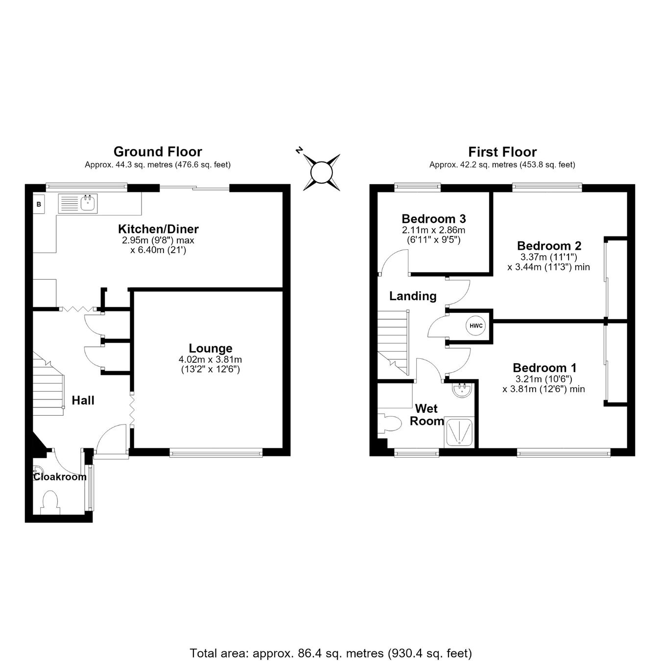 27, Townley, Letchworth Garden City floorplan