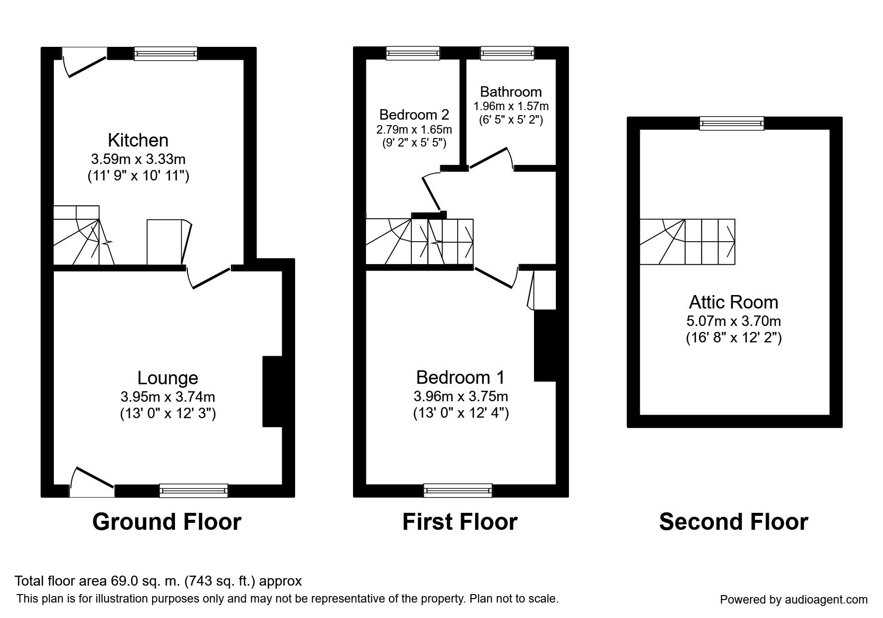 3 Bedrooms Terraced house to rent in Hunter Road, Sheffield S6