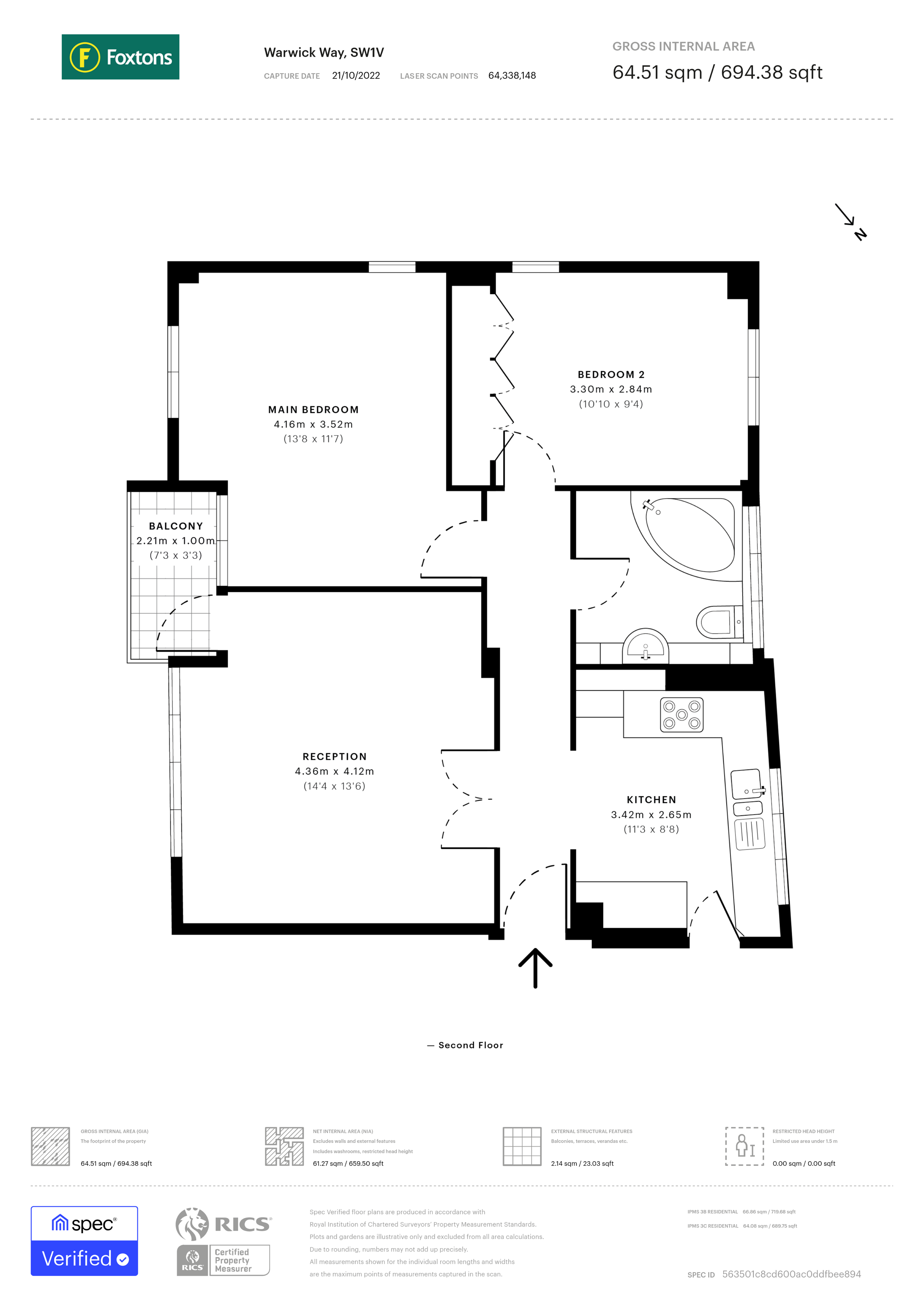 Warwick Way, Pimlico, London SW1V, 2 bedroom flat for sale 62731448