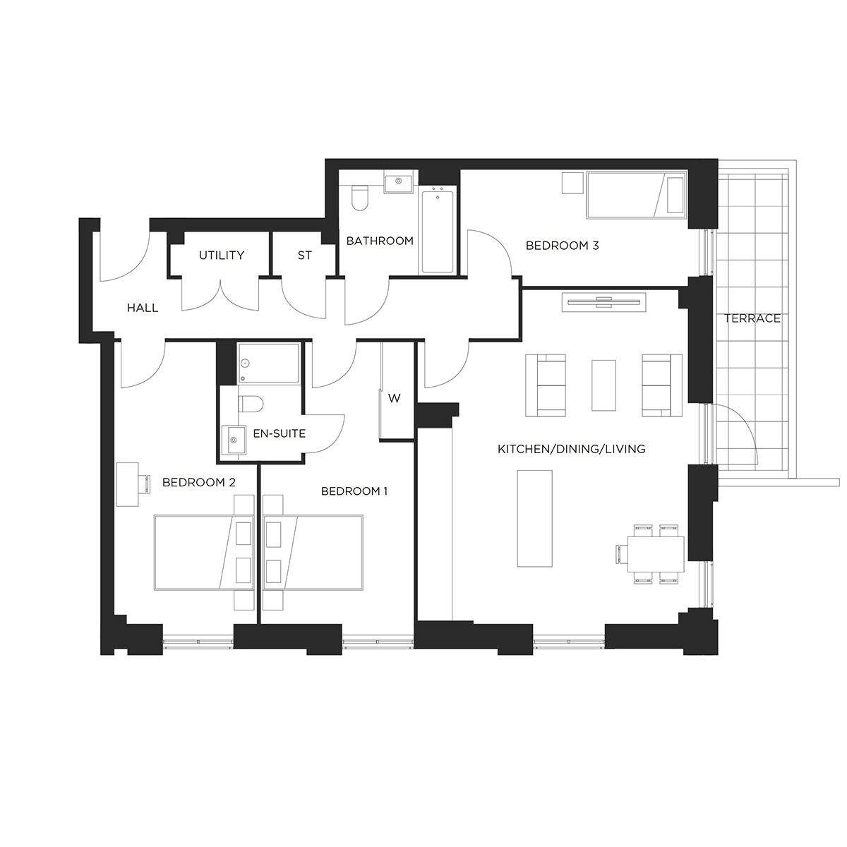 Colindale Gardens, Plot W4.01.06 Colindale Gardens, London floorplan